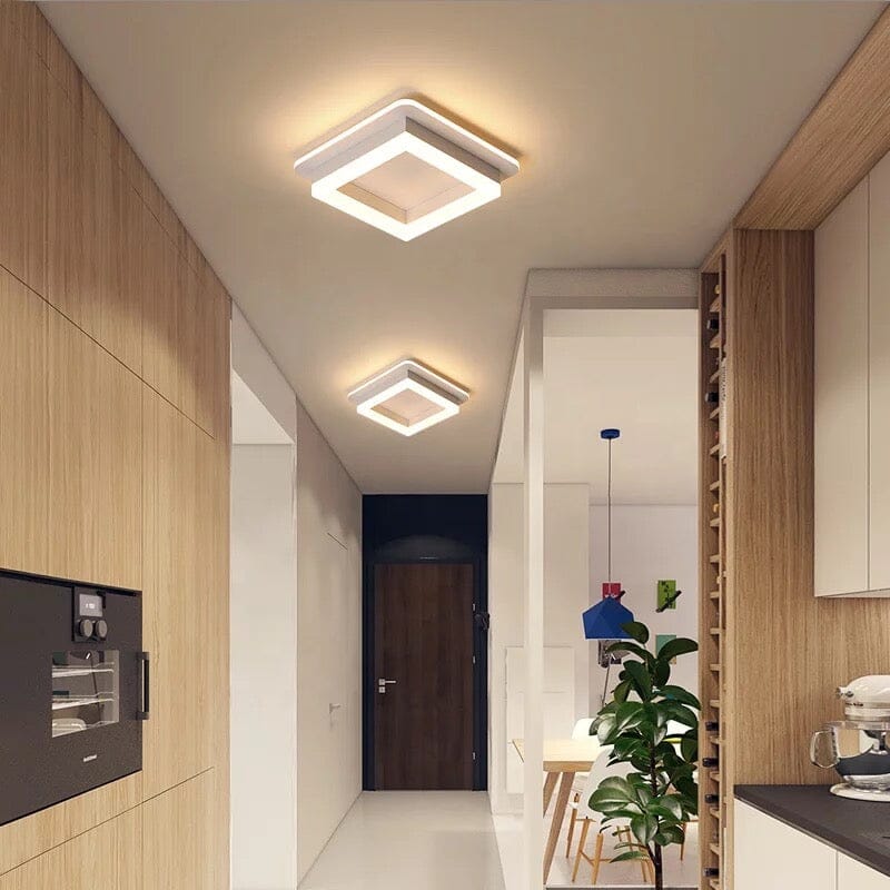 Lampada da Soffitto LED LumaNova per Corridoio Montaggio a Superficie Elite