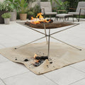 TrailGuard Fireproof Fiberglass Heat Mat for Outdoor Fire Safety