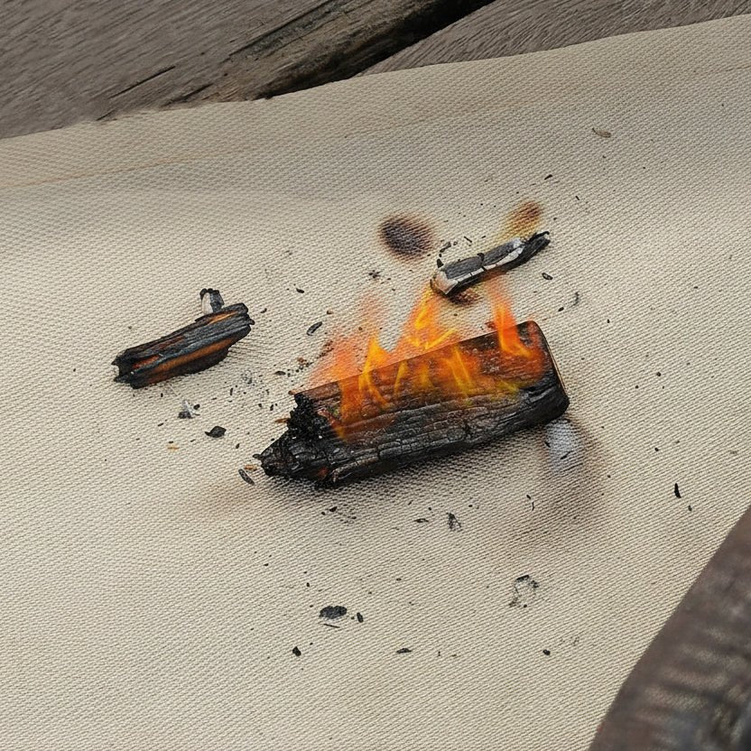 TrailGuard Fireproof Fiberglass Heat Mat for Outdoor Fire Safety
