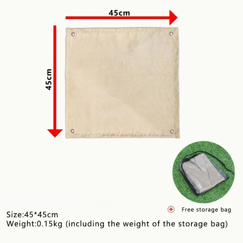 TrailGuard Fireproof Fiberglass Heat Mat for Outdoor Fire Safety