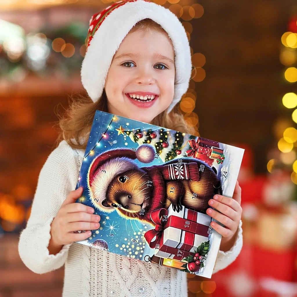 CapyJoy 2025 Adventskalender för barn 24 kapybarasurpriser daglig glädje