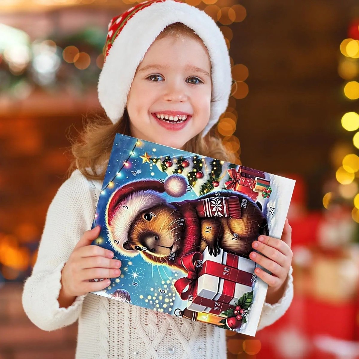 CapyJoy 2025 Adventskalender för barn 24 kapybarasurpriser daglig glädje