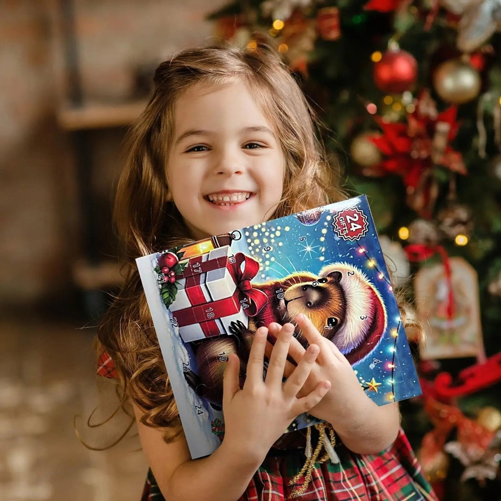 CapyJoy 2025 Adventskalender för barn 24 kapybarasurpriser daglig glädje