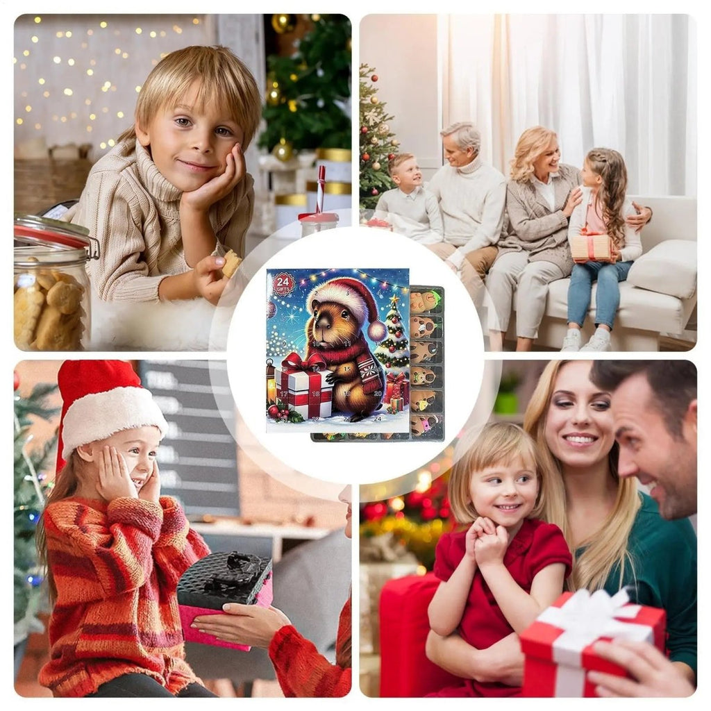 CapyJoy 2025 Adventskalender för barn 24 kapybarasurpriser daglig glädje