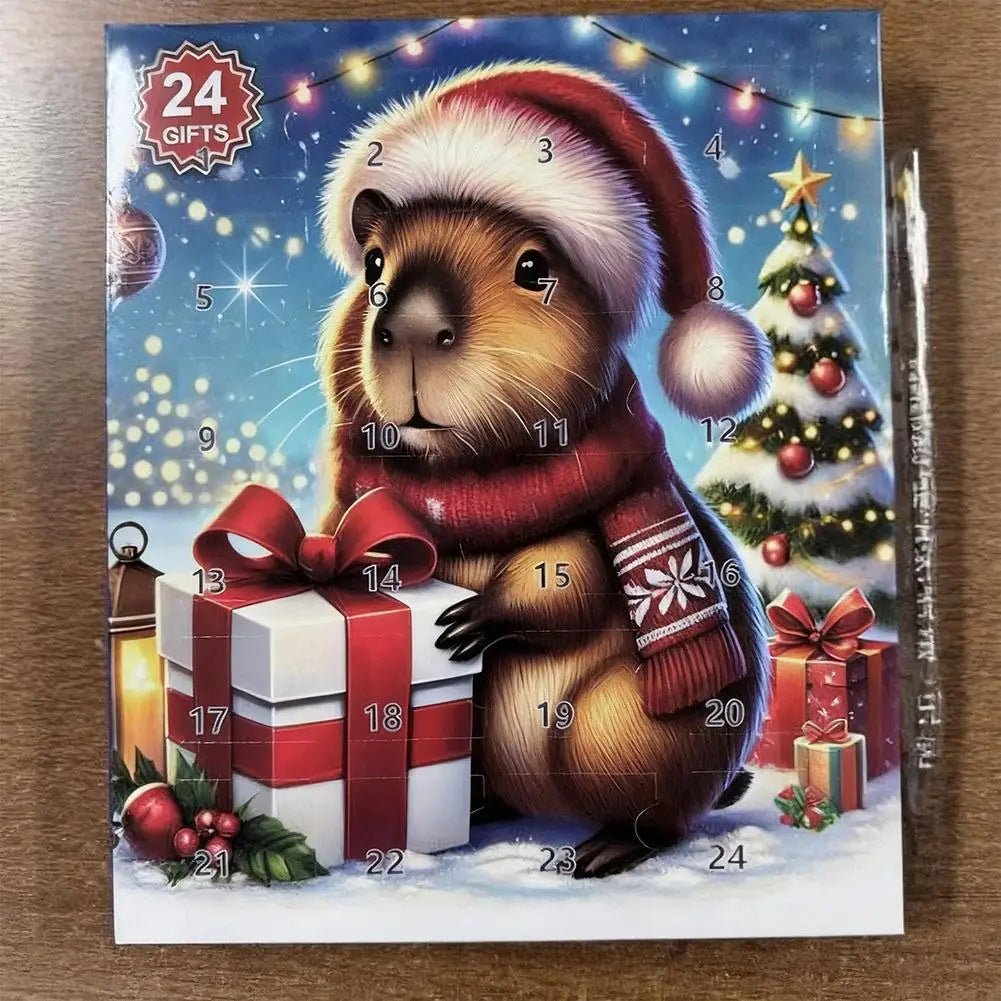 CapyJoy 2025 Adventskalender för barn 24 kapybarasurpriser daglig glädje