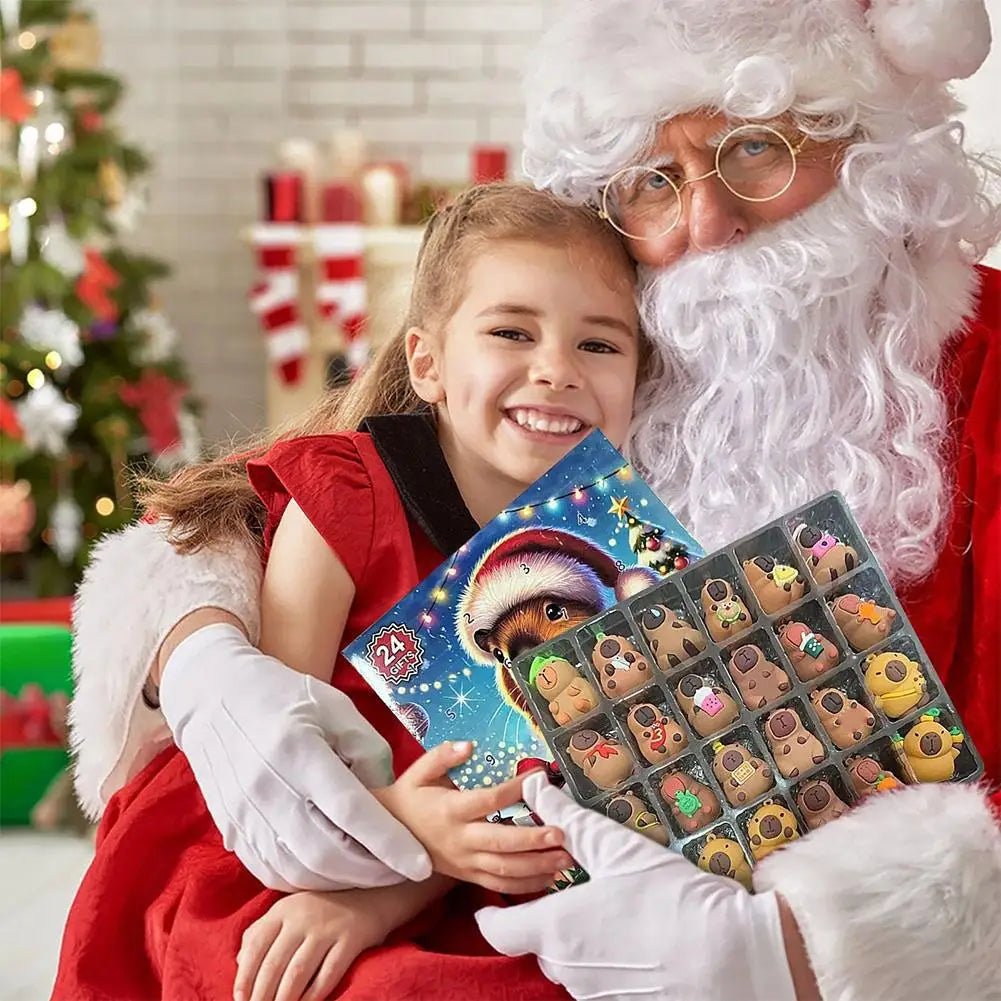CapyJoy 2025 Adventskalender för barn 24 kapybarasurpriser daglig glädje