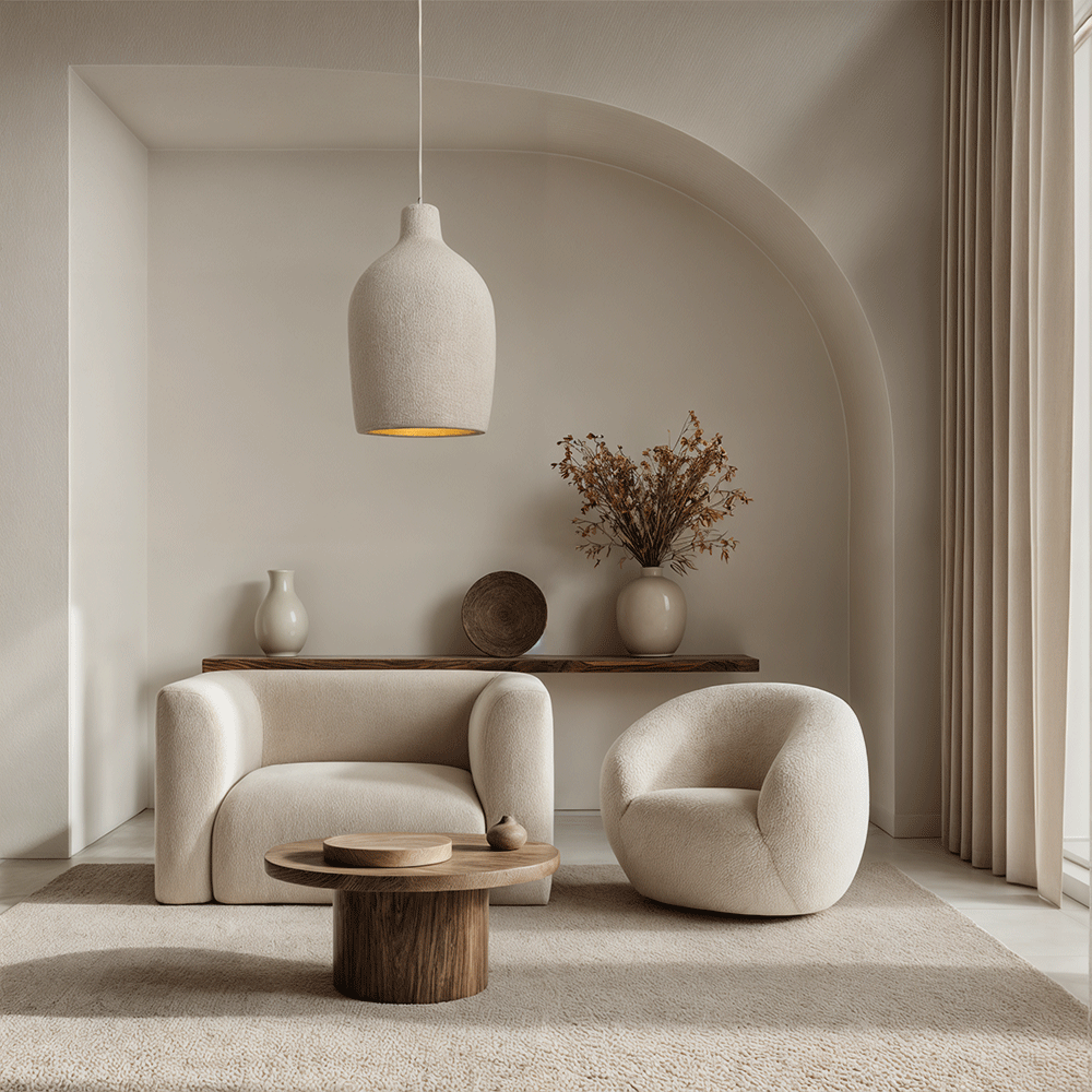 Kevara Wasabi Japandi Hanglampen Met Warm Licht