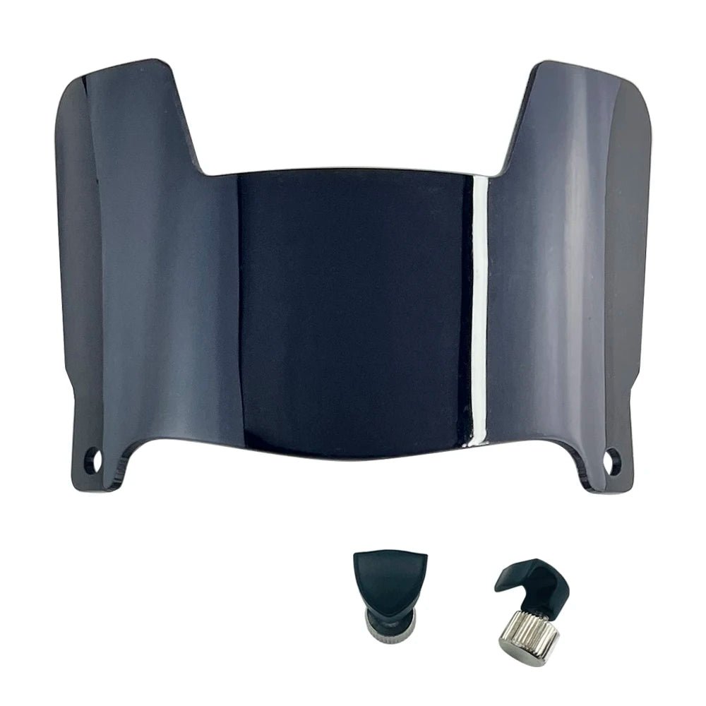 Polaris miniature fodboldhjelmvisir med spejlfinish til samlere