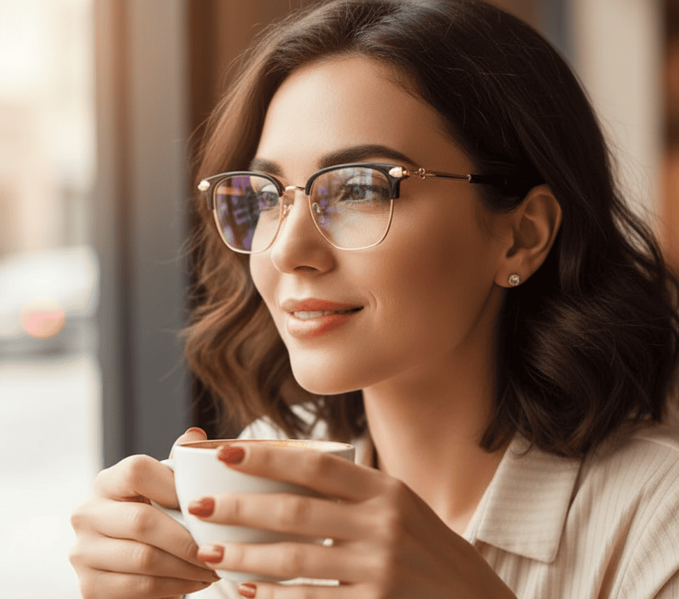 LumaSight Featherweight Glasses With Blue Light Shield For Computer Use And Reading