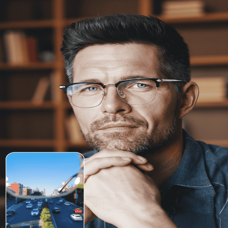 LumaSight Featherweight Glasses With Blue Light Shield For Computer Use And Reading