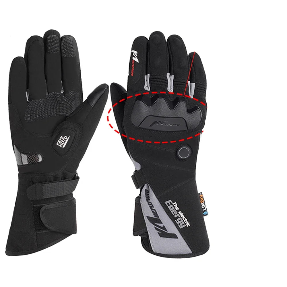 ThermoHands Dobíjecí Vyhřívané Zimní Rukavice pro Muže a Ženy, Nastavitelná Teplota pro Lyžování