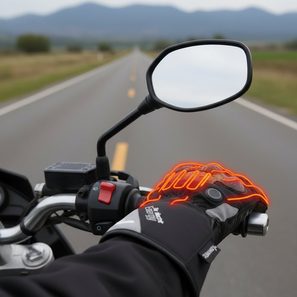 ThermoHands Dobíjecí Vyhřívané Zimní Rukavice pro Muže a Ženy, Nastavitelná Teplota pro Lyžování