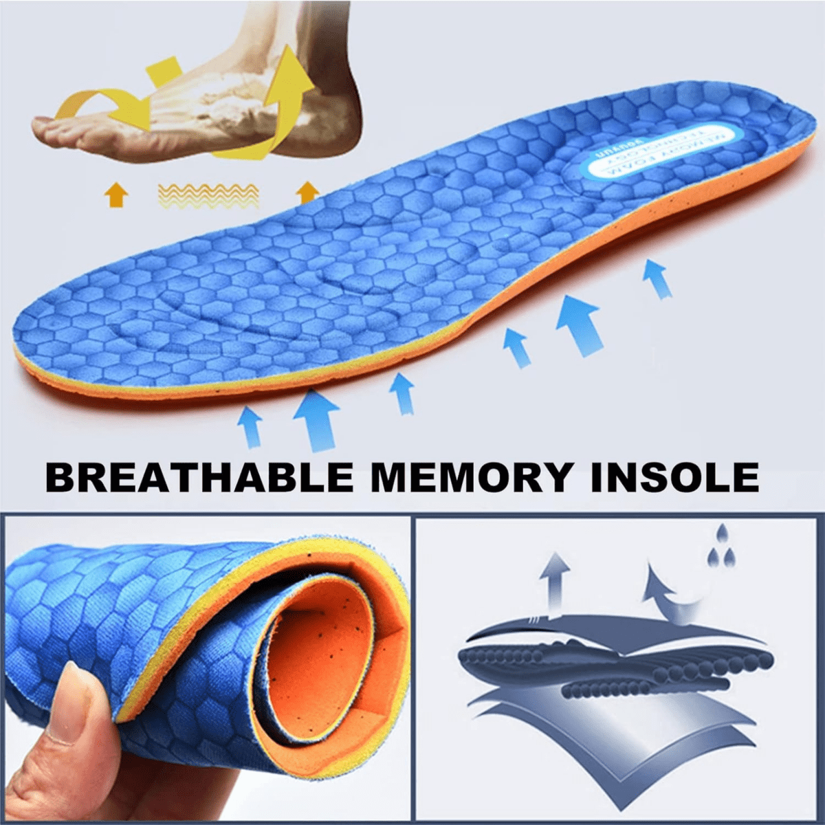 SoleEase Zero Drop Diabetic Shoes With Memory Foam Lite Edition