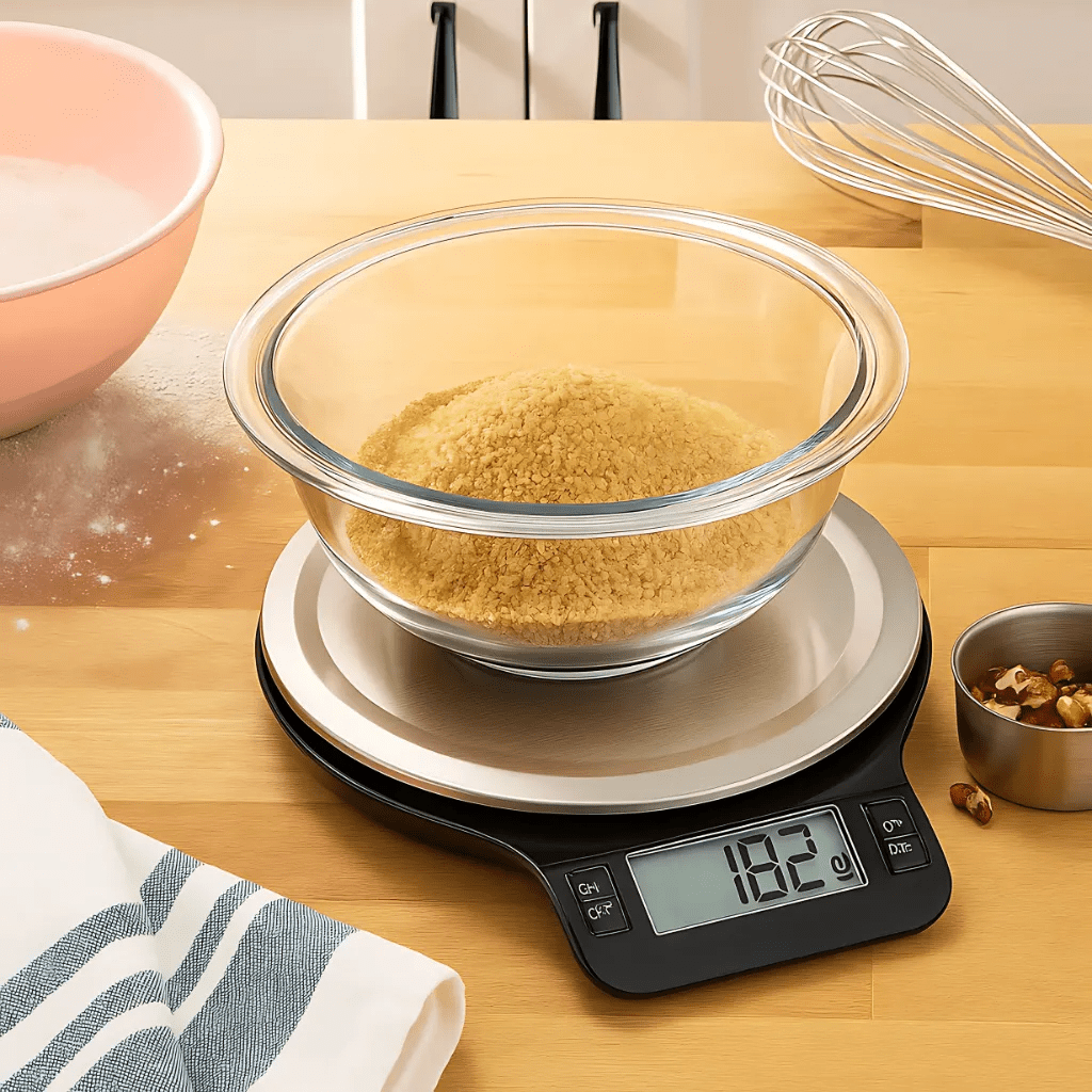 Bilancia da cucina digitale precisa ChefNova con display LCD chiaro per cuochi casalinghi