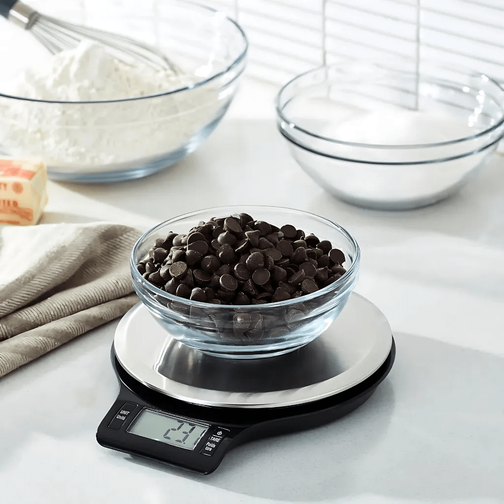 Bilancia da cucina digitale precisa ChefNova con display LCD chiaro per cuochi casalinghi