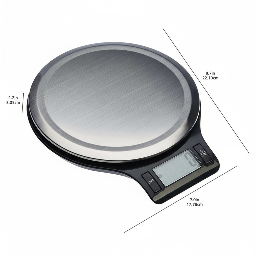 Bilancia da cucina digitale precisa ChefNova con display LCD chiaro per cuochi casalinghi