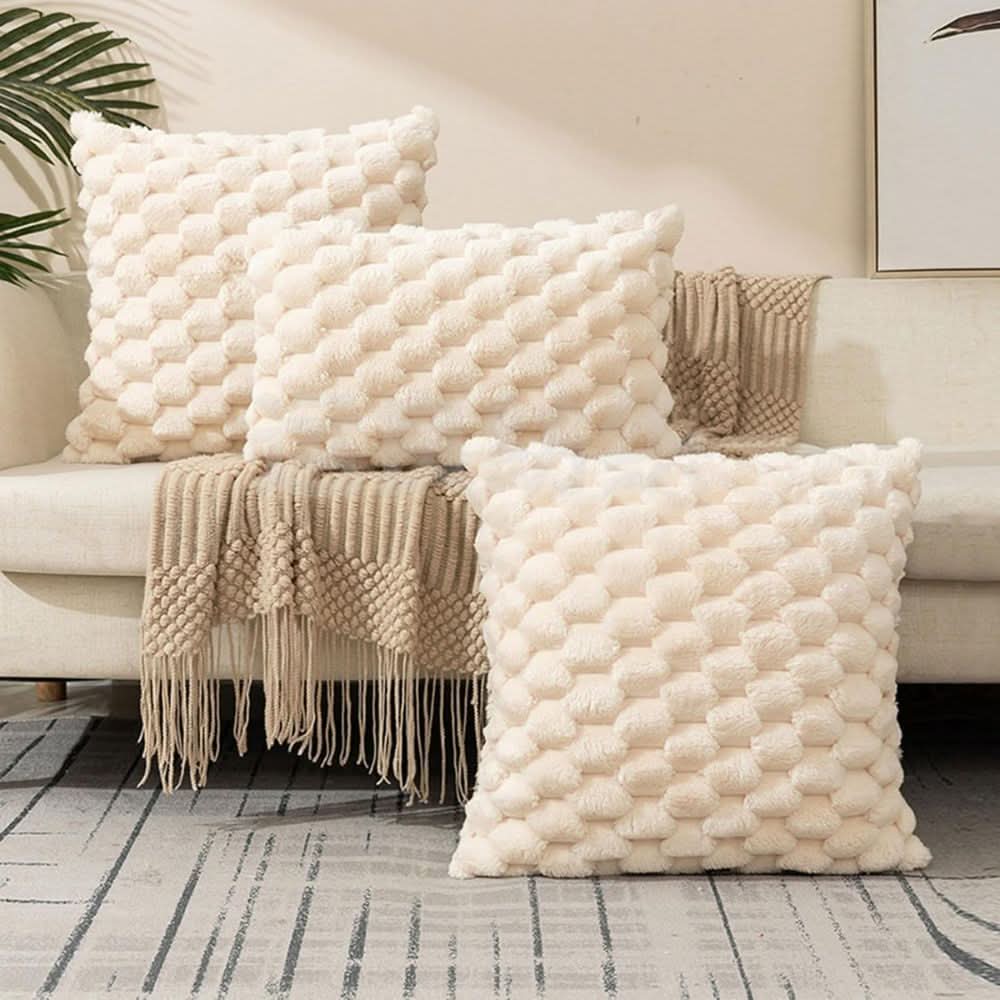 LunaCloud Marshmallow Kussensloop Met 3D Ontwerp Voor Knusse Slaapliefhebbers