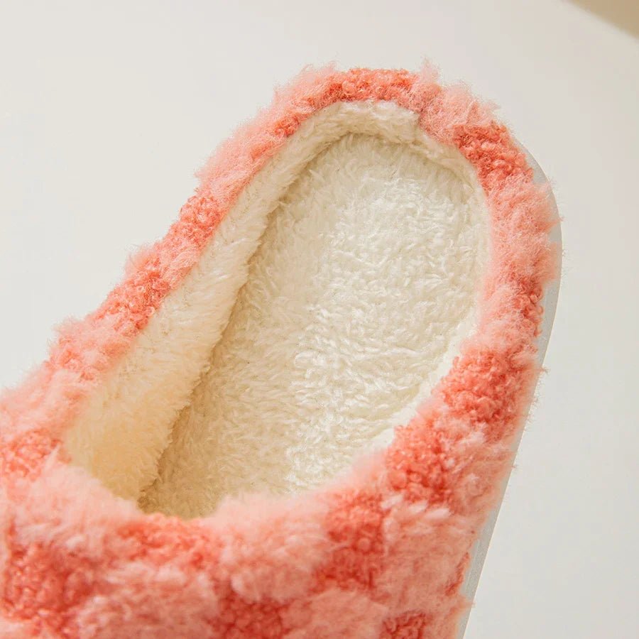 SnugNest Cozy Cotton Slippers For Couples With Thick Padded Sole