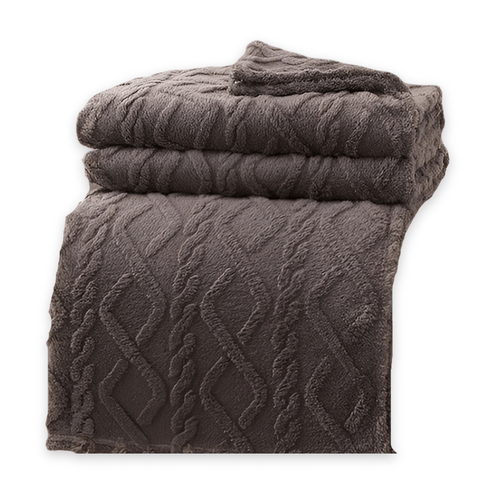 CloudWeave Double Layer Fleece Blanket Breathable Comfort for Sofa and Bed Lovers