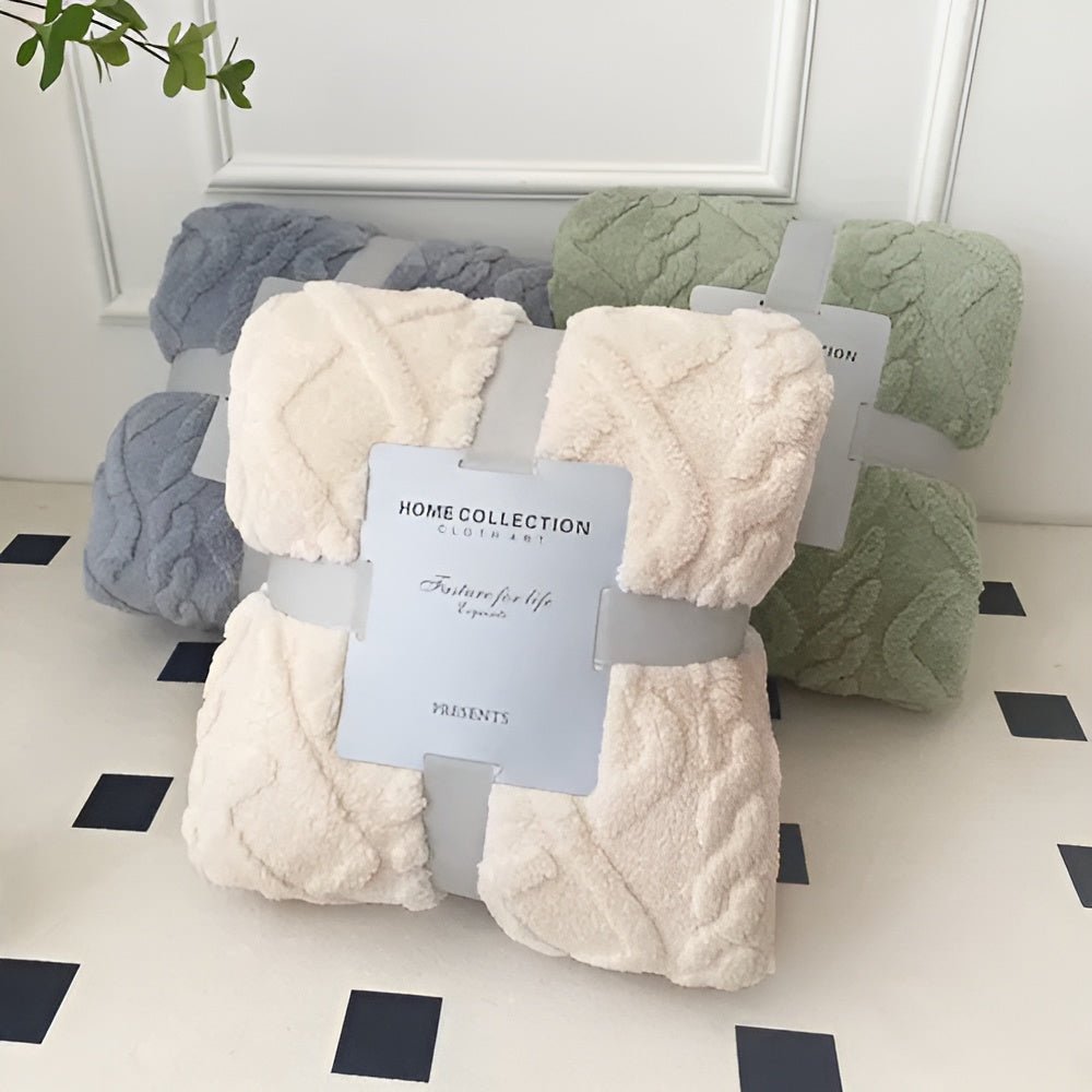 CloudWeave Double Layer Fleece Blanket Breathable Comfort for Sofa and Bed Lovers