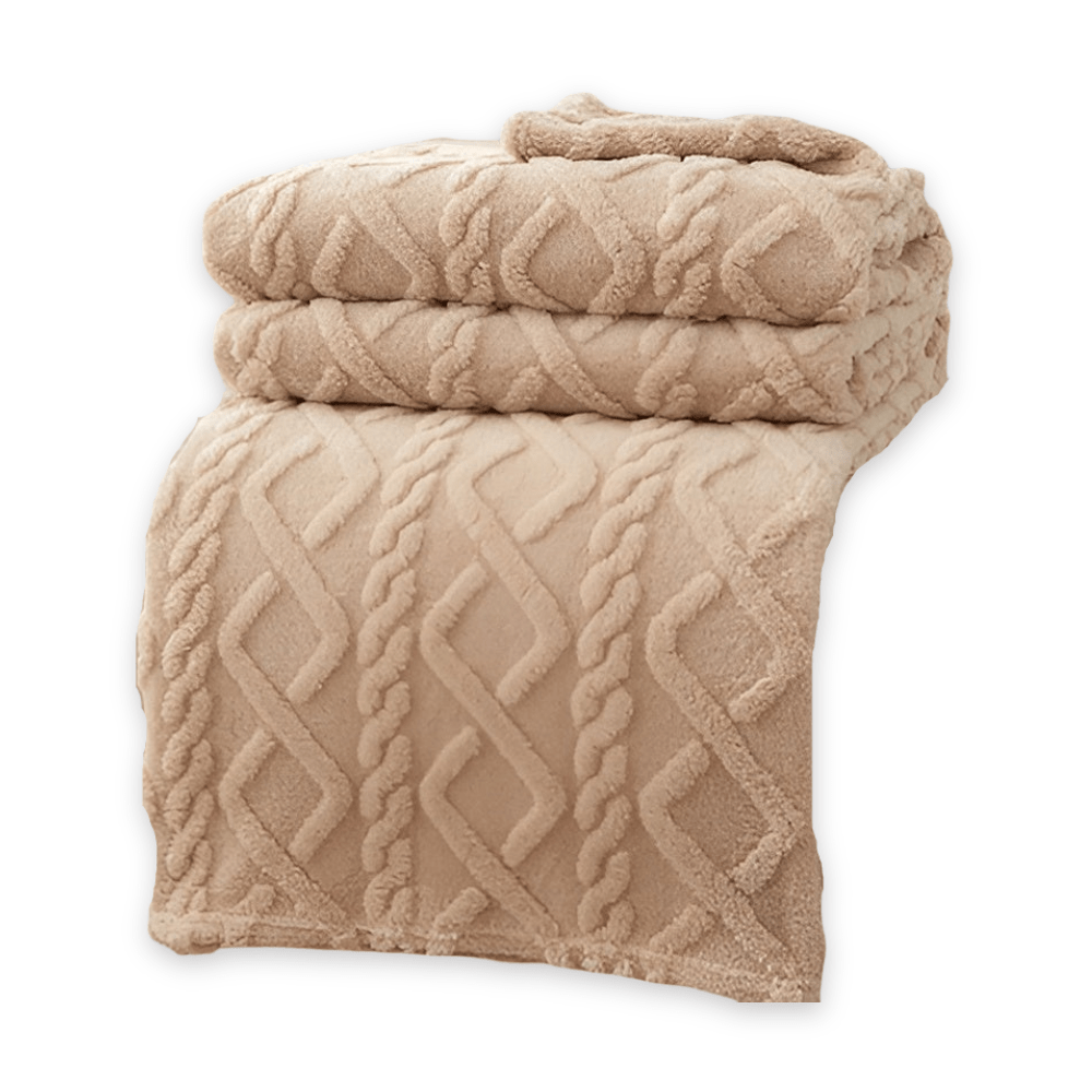 CloudWeave Double Layer Fleece Blanket Breathable Comfort for Sofa and Bed Lovers