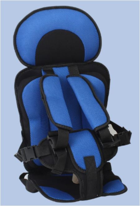 Portable Child Travel Car Seat | Foldable Safety Booster with 5-Point Harness | Ages 0–12 Years