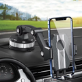 Soporte para teléfono para autos con ventosa fuerte, soporte para tablero y giro de 360 grados