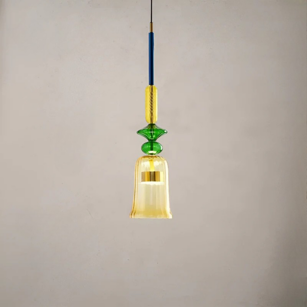 Asteri Macaron Colored Pendant Light for Living Rooms
