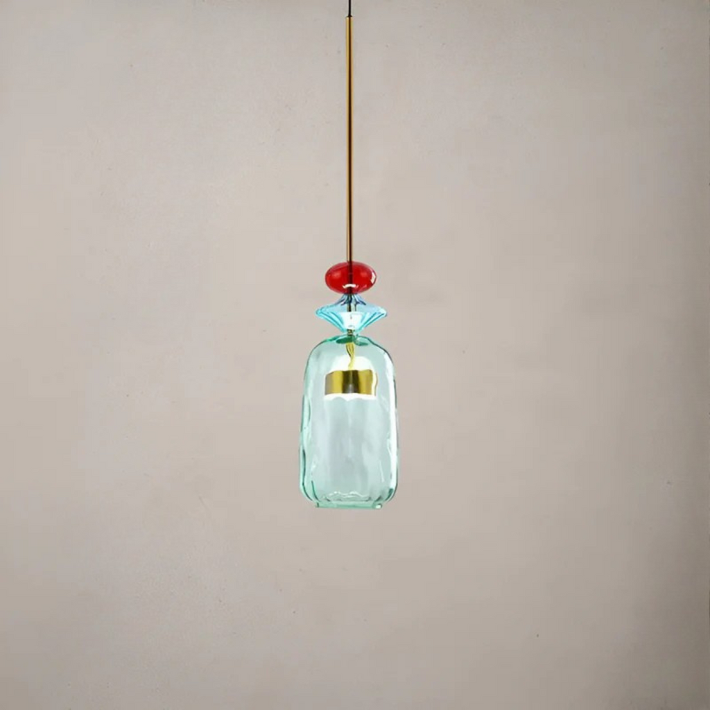 Asteri Macaron Colored Pendant Light for Living Rooms