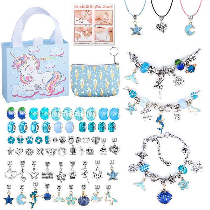 Kit Bracciale con Perline LuminaCraft per Ragazze Creative e Divertenti