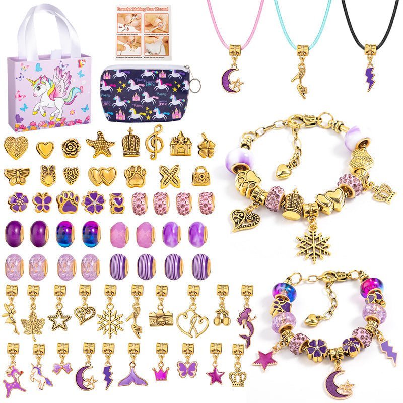 Kit Bracciale con Perline LuminaCraft per Ragazze Creative e Divertenti
