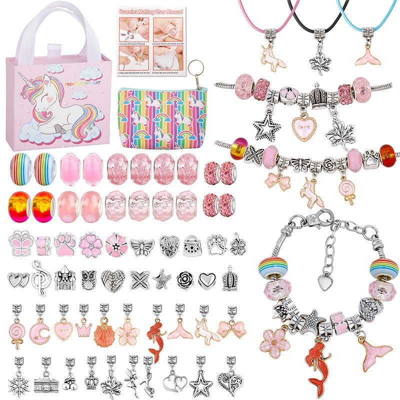 Kit Bracciale con Perline LuminaCraft per Ragazze Creative e Divertenti