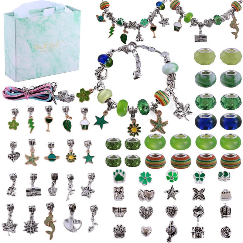Kit Bracciale con Perline LuminaCraft per Ragazze Creative e Divertenti
