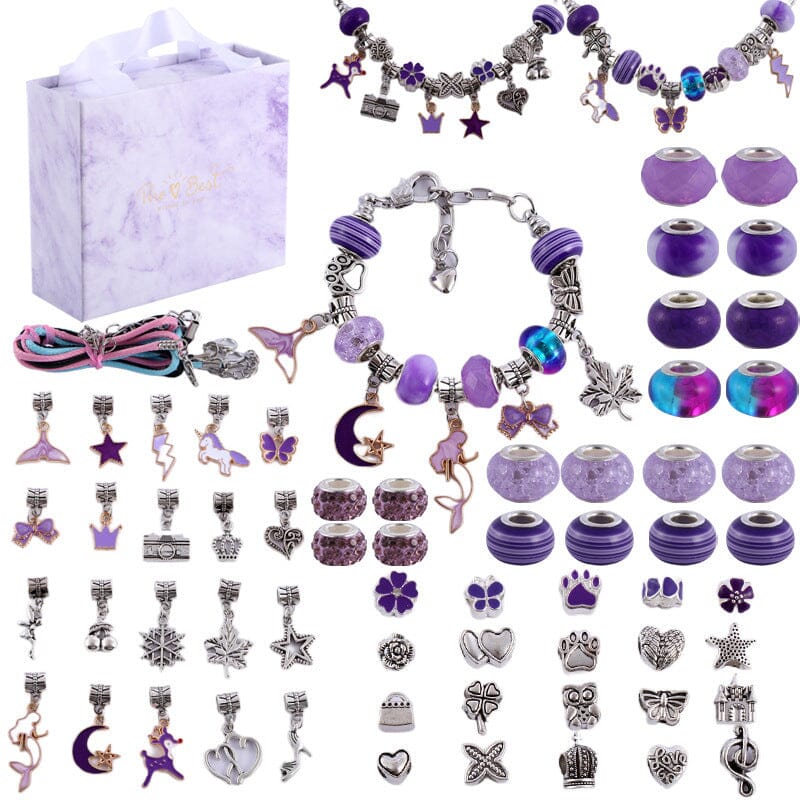 Kit Bracciale con Perline LuminaCraft per Ragazze Creative e Divertenti