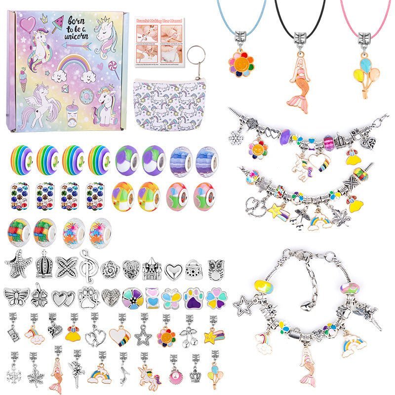 Kit Bracciale con Perline LuminaCraft per Ragazze Creative e Divertenti