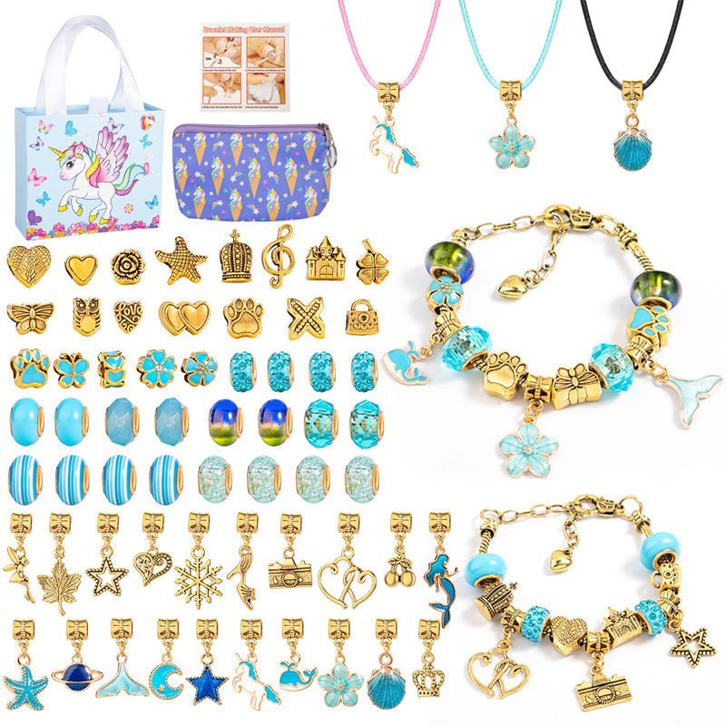 Kit Bracciale con Perline LuminaCraft per Ragazze Creative e Divertenti