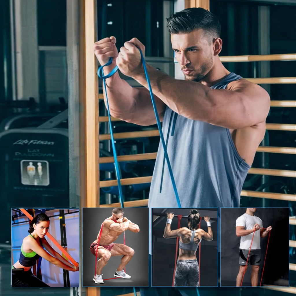 Flexband Widerstandsbänder für Dehnung, Krafttraining und Klimmzughilfe