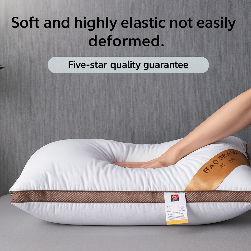 Cuscino Opulento con Fodera Lavabile per un Comfort Notturno Totale
