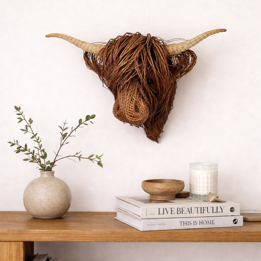 Cow Wall Sculpture – Bowie