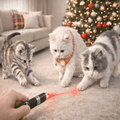 To-i-én mini LED laserpointer og lommelygte kæledyrslegetøj fra LumaPaw til hunde og katte
