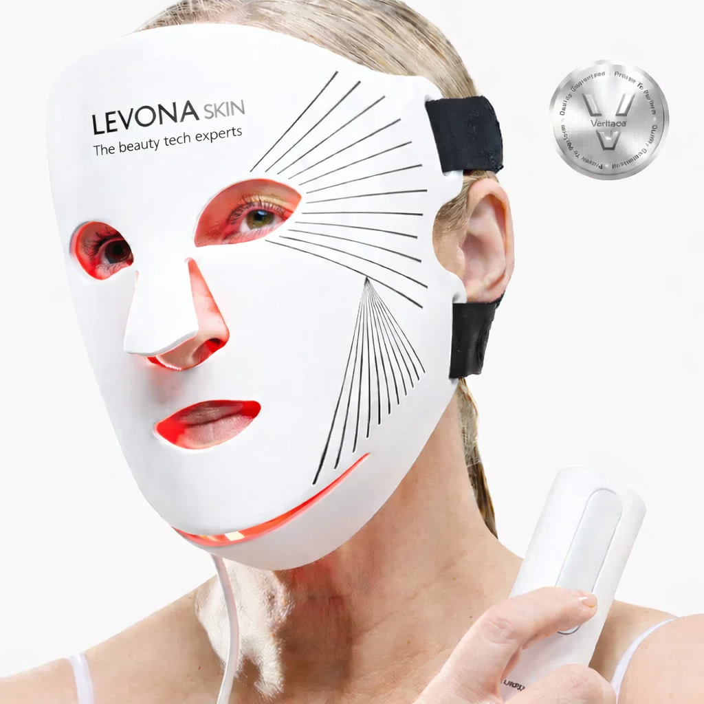 LEVONA SKIN LED Yüz Maskesi Evde Cilt Bakım Rutini İçin
