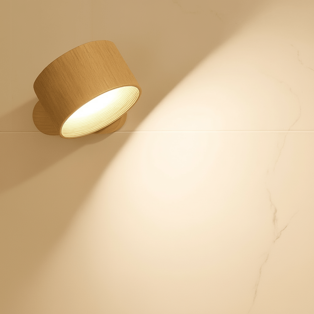 Nordická nabíjecí nástěnná lampa pro moderní domovy