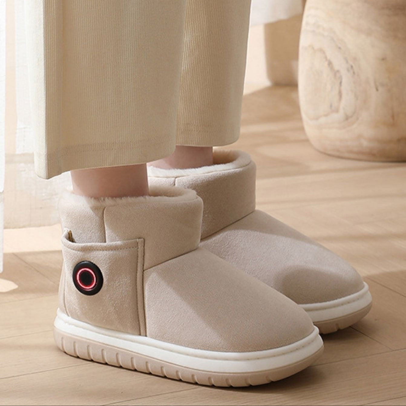 Pantofole Riscaldate Ricaricabili per il Comfort Invernale Indoor