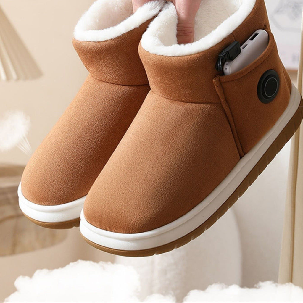 Pantofole Riscaldate Ricaricabili per il Comfort Invernale Indoor