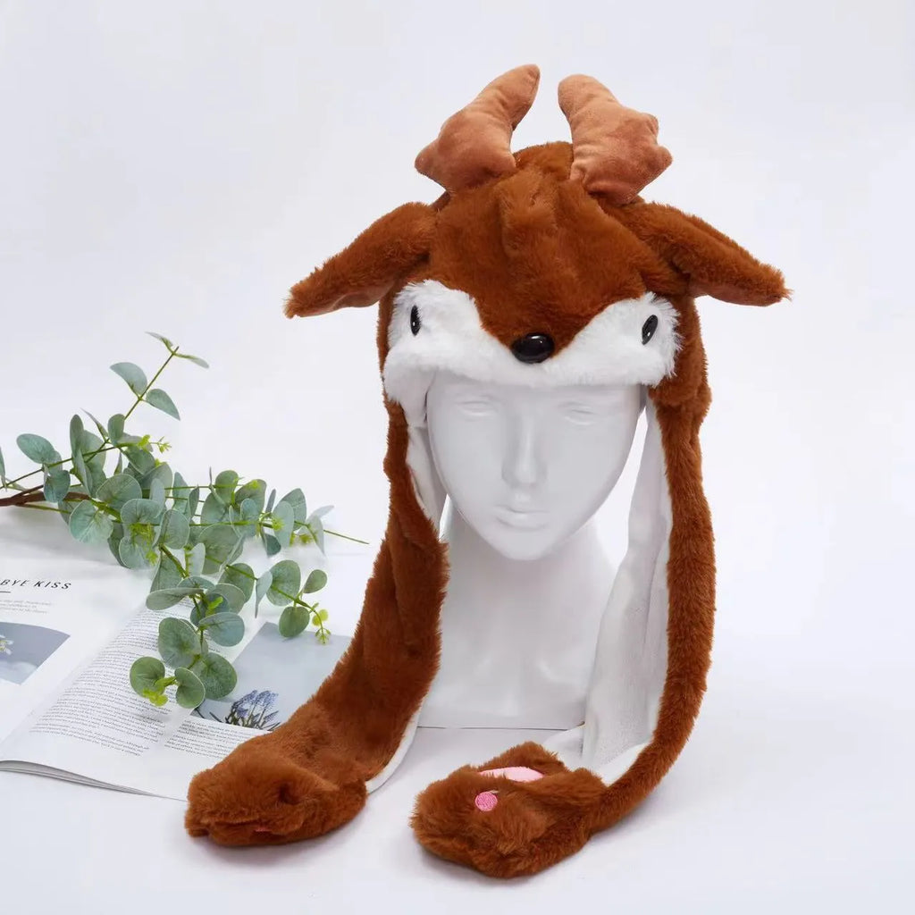 Cappello con Orecchie Mobili BunnyJoy che Illumina Ogni Viso con un Sorriso Allegro