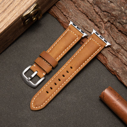 AuroraForge Cinturino in Pelle Vintage Opaco per Apple Watch