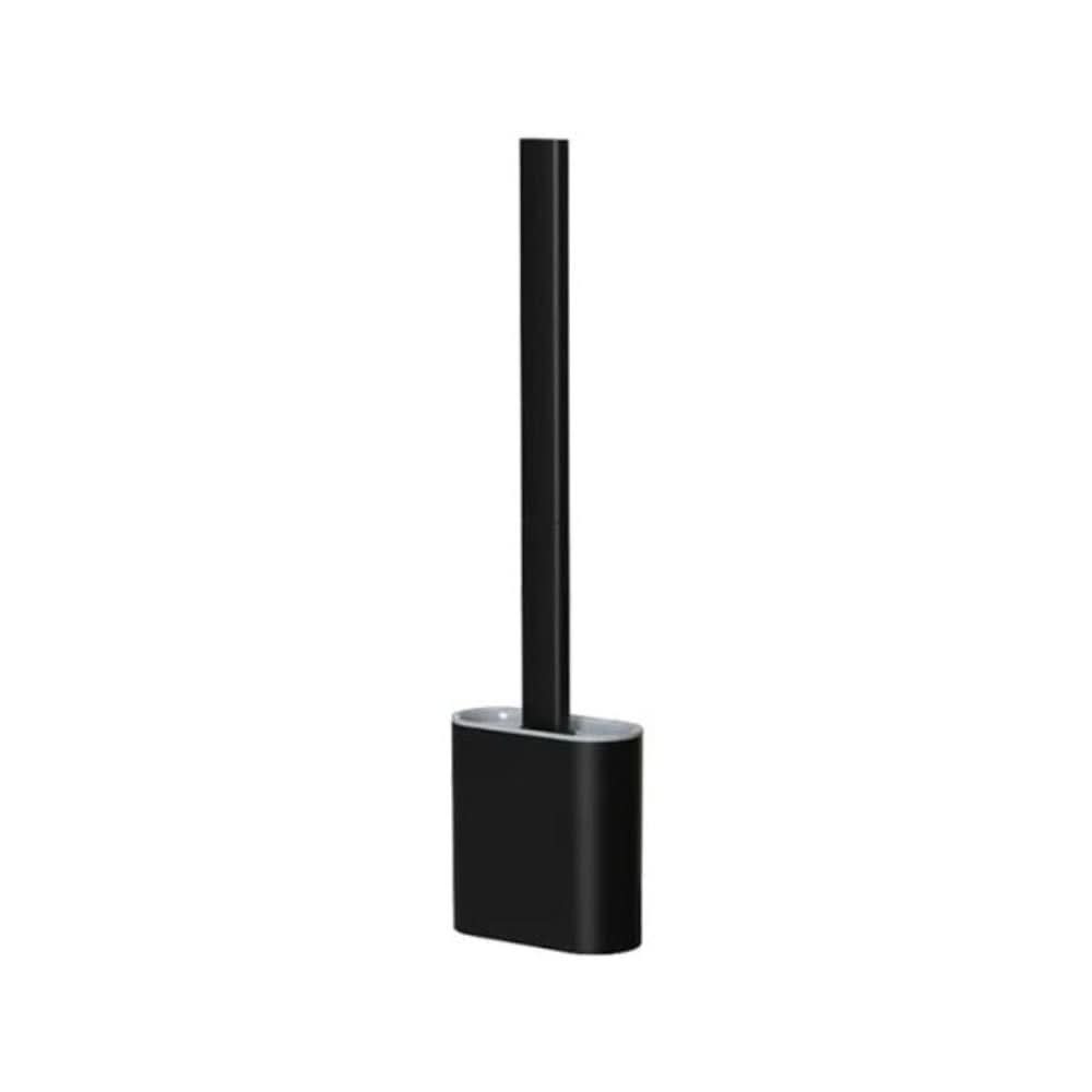 Cepillo de inodoro higiénico PureGuard de silicona con soporte de pared y cabeza flexible