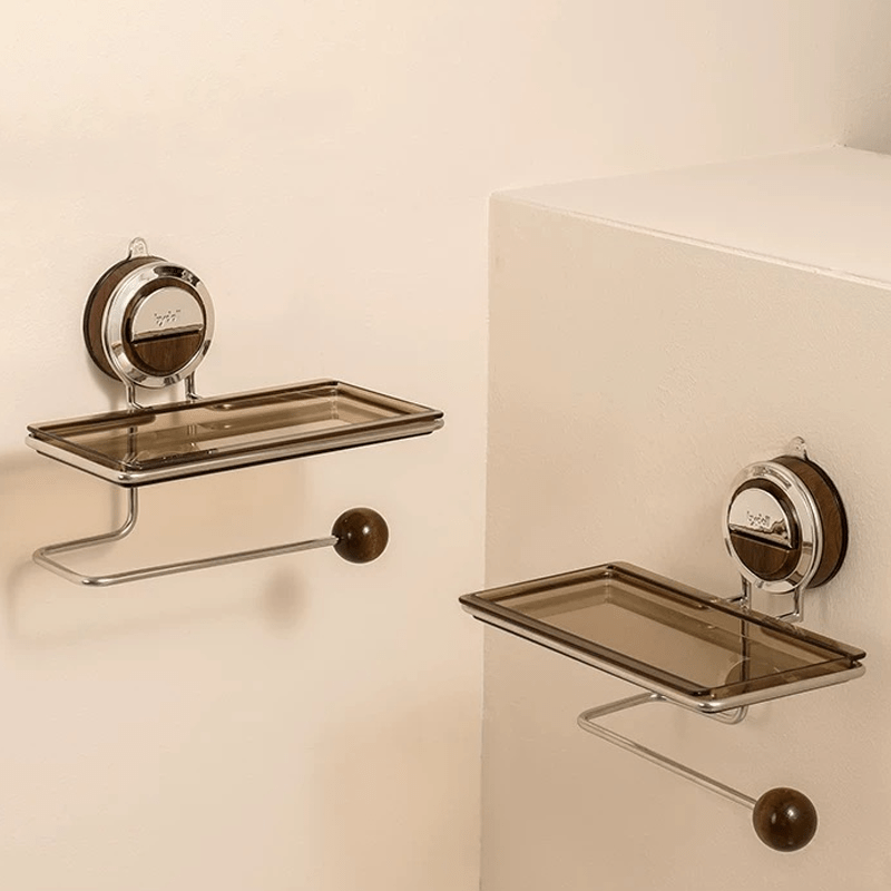 Rollfix No-Drill Stainless Steel Toilet Paper Dispenser With Strong Suction