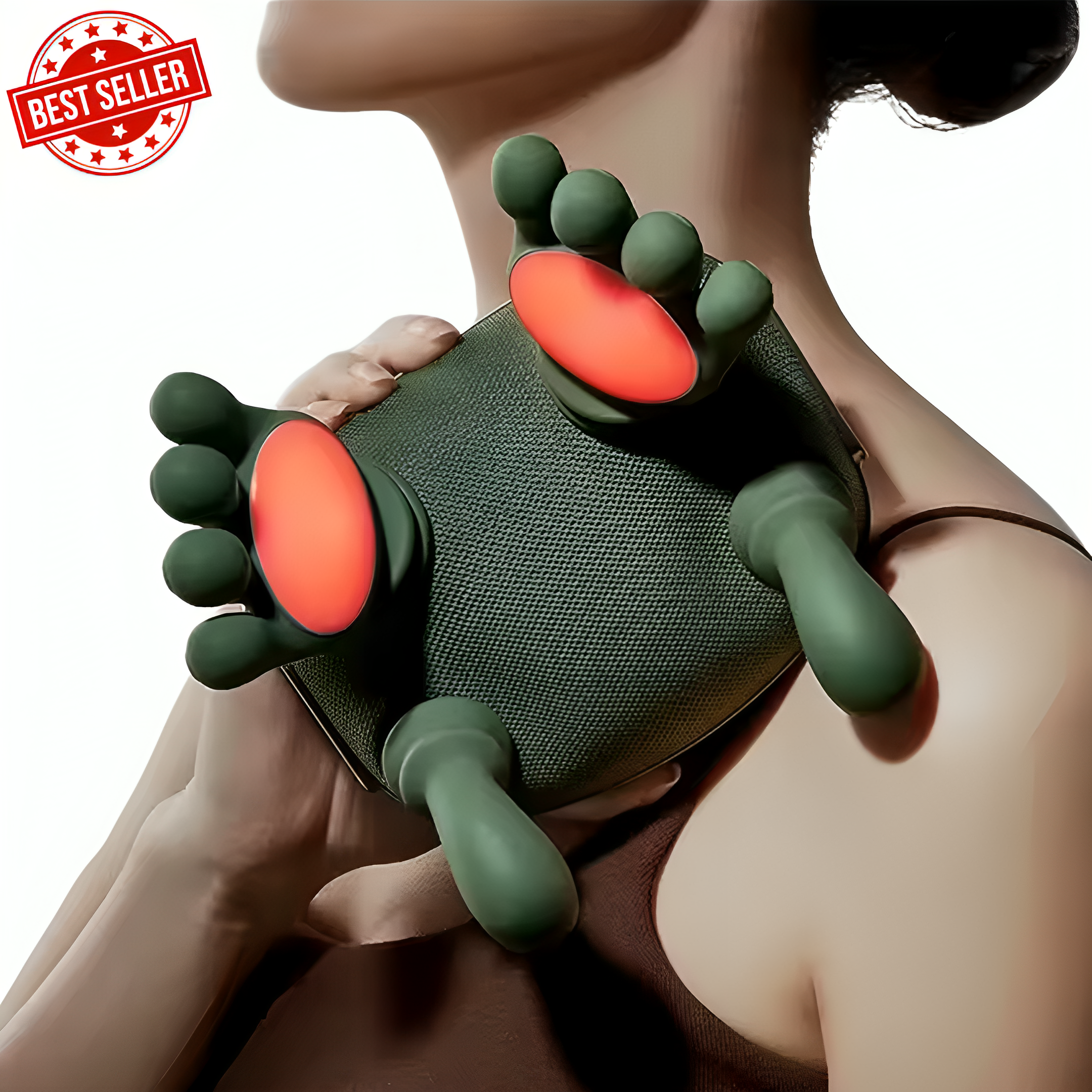 Masajeador PulseFlex para manos y muñecas con batería recargable por USB y calor