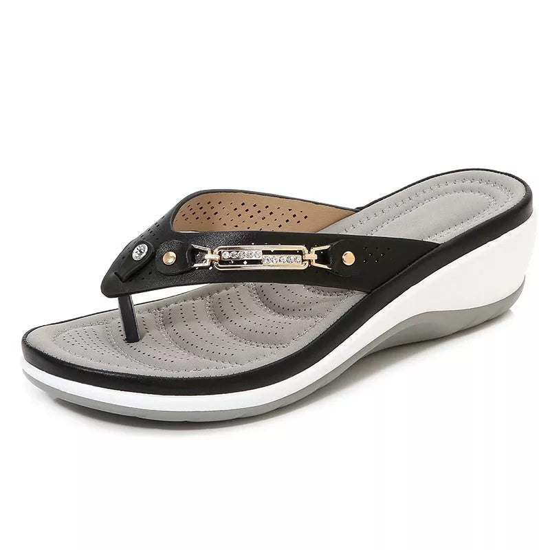 Sandalias de arco para mujer con plantilla acolchada para comodidad diaria